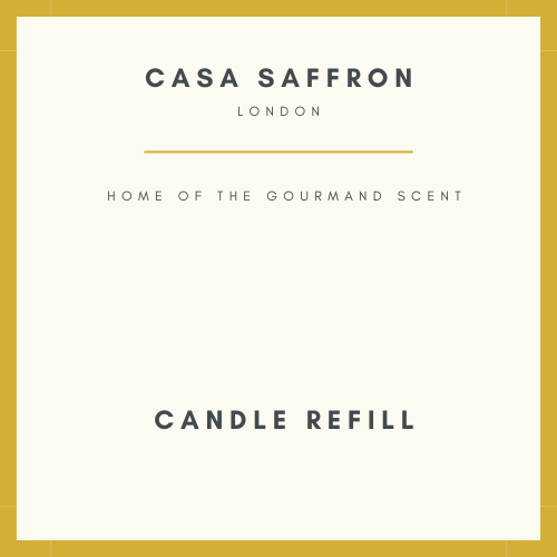 Casa Saffron Candle Refill in Jar